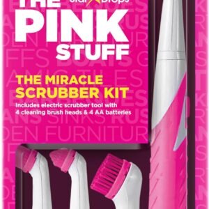 Stardrops - The Pink Stuff - The Miracle Scrubber Kit - 4 Cleaning Brush Heads