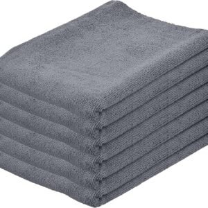 Superio Microfiber Squeegee Mopping Towel Extra Large Miracle Cloth 20 x 30 Streak Free Microfiber Floor Cloth-Rag for Cleaning House, Kitchen, Bathroom-Scratch Free- 6 Pack
